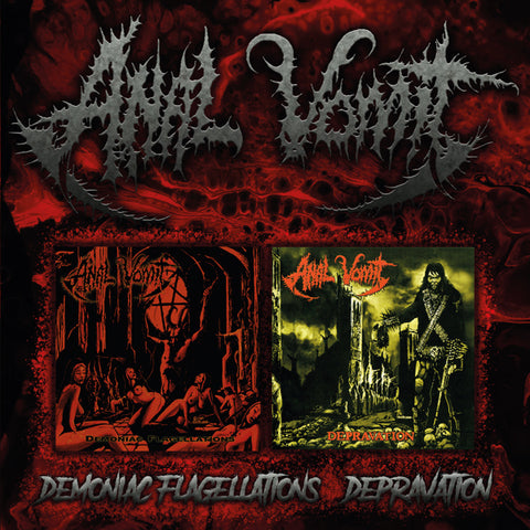 Anal Vomit - Demoniac Flagellations/Depravation CD DOUBLE