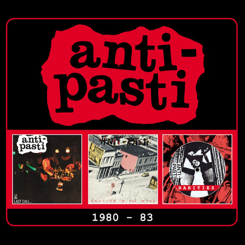 Anti-Pasti - 1980 - 83 CD TRIPLE DIGIPACK