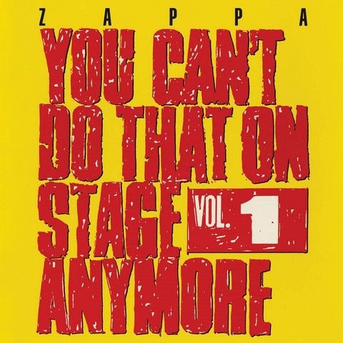 Frank Zappa - You Can't Do That On Stage Anymore Vol. 1 CD DOUBLE