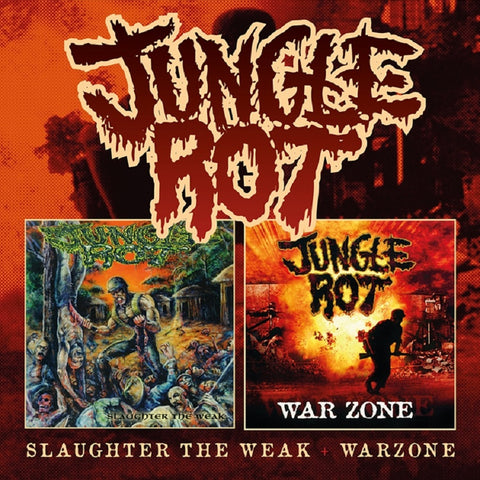 Jungle Rot - Slaughter The Weak/Warzone CD DOUBLE