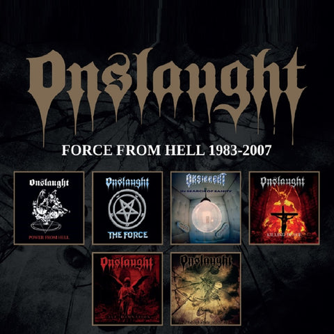 Onslaught - Force From Hell (1983 -2007) CD BOX
