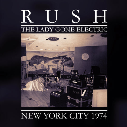 Rush - The Lady Gone Electric - New York City 1974 VINYL DOUBLE 12"