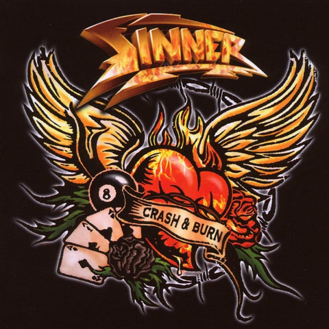 Sinner - Crash & Burn CD